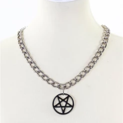 None PENTAGRAM CHAIN NECKLACE Accessories