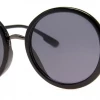 None JANIS ROUND SUNGLASSES BLACK Back In Stock