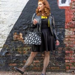 SOURPUSS LUST FOR SKULLS SHOULDER BAG