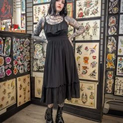 Shop Sour+Plus SOURPUSS BLACK STEVIE DRESS