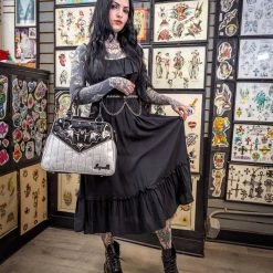 SOURPUSS NOKTURNAL BAT SILVER BOWLER Shop Sourpuss