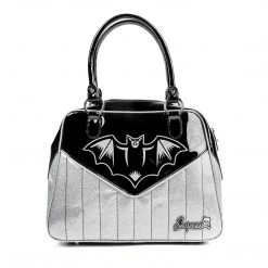 SOURPUSS NOKTURNAL BAT SILVER BOWLER Shop Sourpuss
