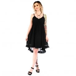 Shop Sour+Plus SOURPUSS BLACK HI-LO DRESS