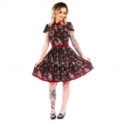 What's New SOURPUSS CAT LADY LYDIA DRESS