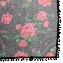 Haunted Homewares SOURPUSS ROSE GARDEN WINDOW CURTAINS
