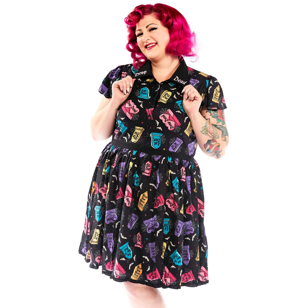 SOURPUSS RUDE TOMBS LYDIA DRESS 6 SOURPUSS RUDE TOMBS LYDIA DRESS