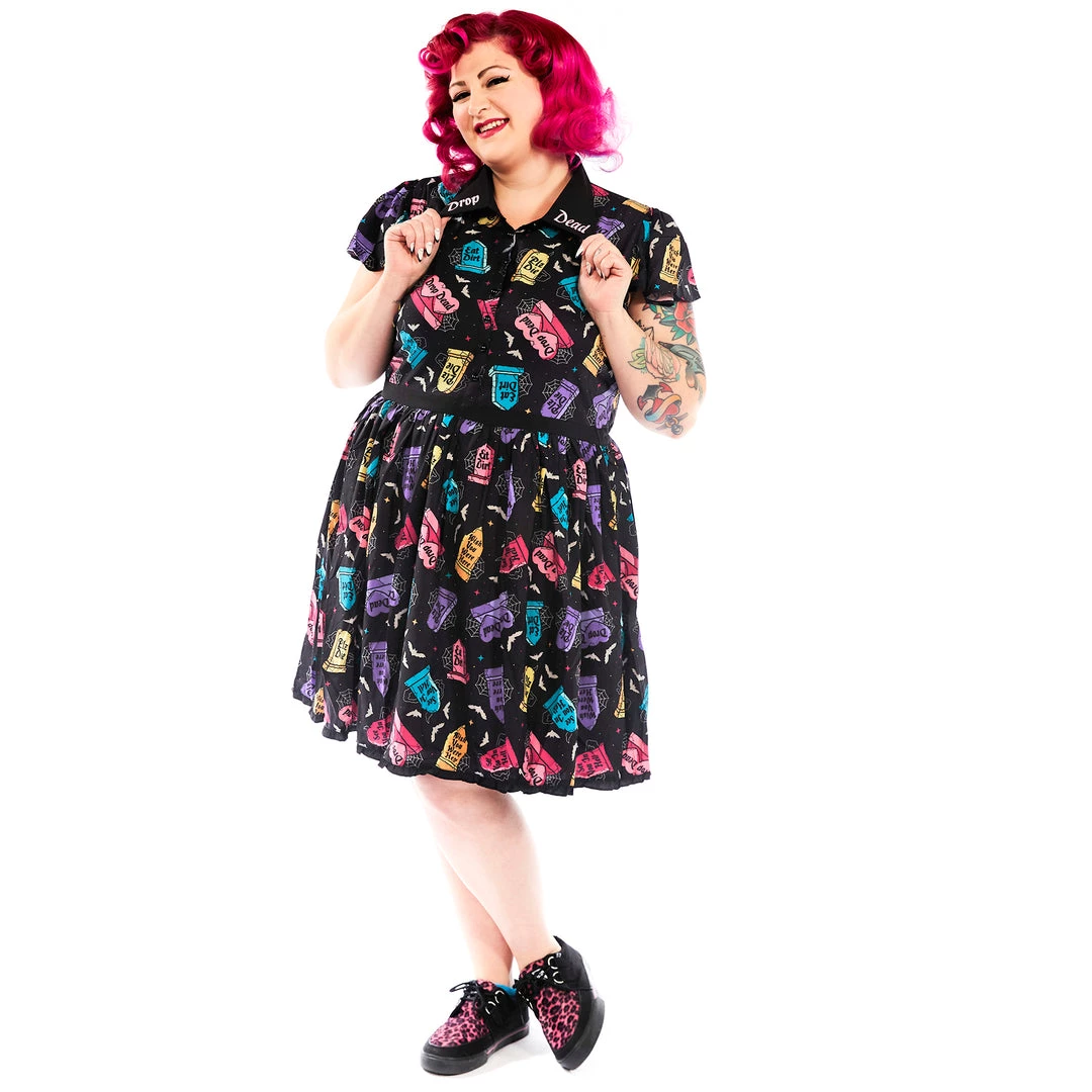 SOURPUSS RUDE TOMBS LYDIA DRESS 5 SOURPUSS RUDE TOMBS LYDIA DRESS