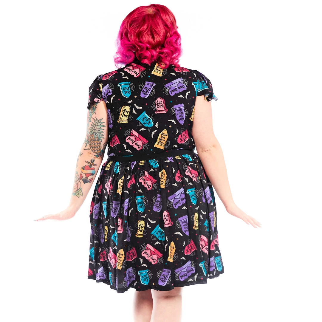 SOURPUSS RUDE TOMBS LYDIA DRESS 8 SOURPUSS RUDE TOMBS LYDIA DRESS