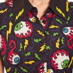 SOURPUSS ELECTRIC EYEBALLS LYDIA DRESS Neon Dreams