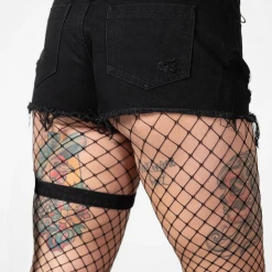 What's New KILLSTAR FURY ROAD DENIM GARTER SHORTS