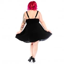 SOURPUSS BLACK GAUZY DRESS What's New