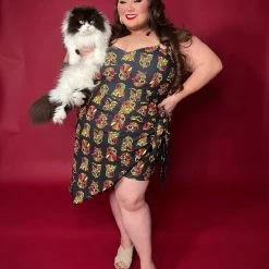 SOURPUSS TINY TIKI SARONG PLAYSUIT What's New