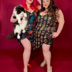 SOURPUSS UNDER THE SEA SARONG PLAYSUIT