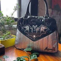 SOURPUSS NOKTURNAL BAT SILVER BOWLER Shop Sourpuss