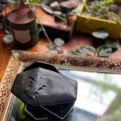 SOURPUSS COFFIN STASH BOX BLACK Haunted Homewares