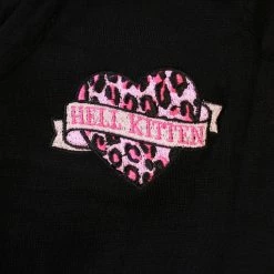 SOURPUSS HELL KITTEN CROPPED CARDIGAN