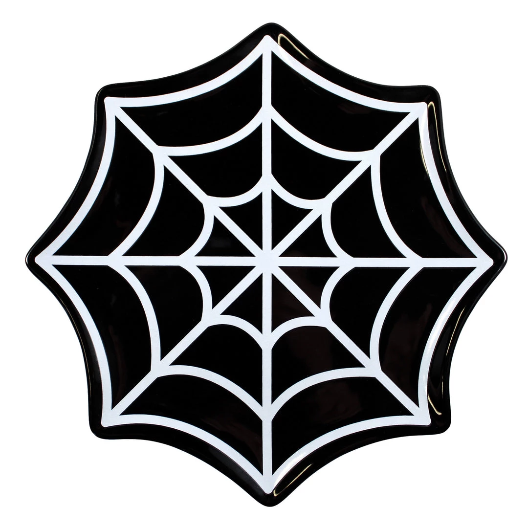 Haunted Homewares SOURPUSS SPIDERWEB DESSERT PLATE 3 Haunted Homewares SOURPUSS SPIDERWEB DESSERT PLATE