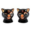 Haunted Homewares SOURPUSS BLACK CAT CANDLE HOLDERS 2 Haunted Homewares SOURPUSS BLACK CAT CANDLE HOLDERS