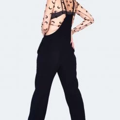 JAWBREAKER WOLF PRINT OVERSIZED OVERALLS Apparel 11 JAWBREAKER WOLF PRINT OVERSIZED OVERALLS Apparel