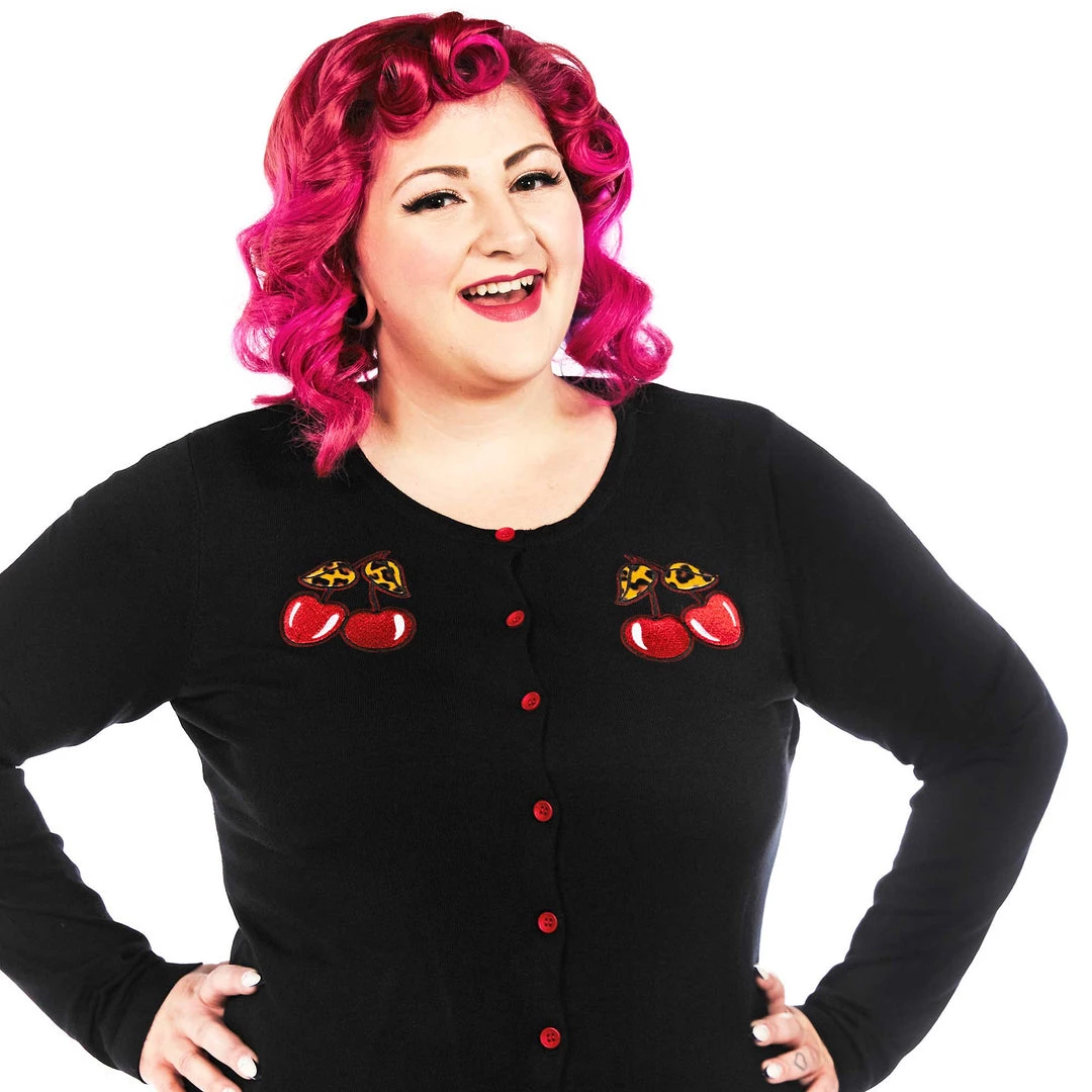 Shop Sour+Plus SOURPUSS CHERRIES CARDIGAN 6 Shop Sour+Plus SOURPUSS CHERRIES CARDIGAN