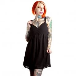 Ghouls Just Wanna Have Sun SOURPUSS BLACK MIA DRESS