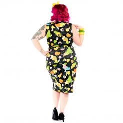 SOURPUSS MONSTER LUAU TIKI DRESS 15 SOURPUSS MONSTER LUAU TIKI DRESS