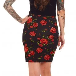 SOURPUSS ROSE GARDEN MIDI SKIRT Shop Sour+Plus