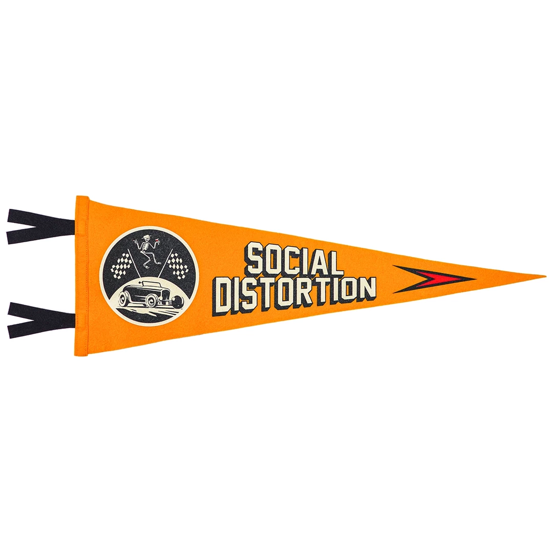 I'm With The Band OXFORD PENNANT X SOCIAL DISTORTION CLASSIC CAR PENNANT 3 I'm With The Band OXFORD PENNANT X SOCIAL DISTORTION CLASSIC CAR PENNANT