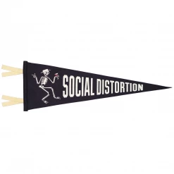 I'm With The Band OXFORD PENNANT X SOCIAL DISTORTION SKELLY PENNANT