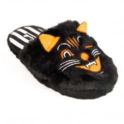 SOURPUSS FURRY JINX THE CAT SLIPPERS Shop Sourpuss