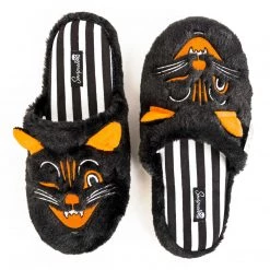 SOURPUSS FURRY JINX THE CAT SLIPPERS Shop Sourpuss
