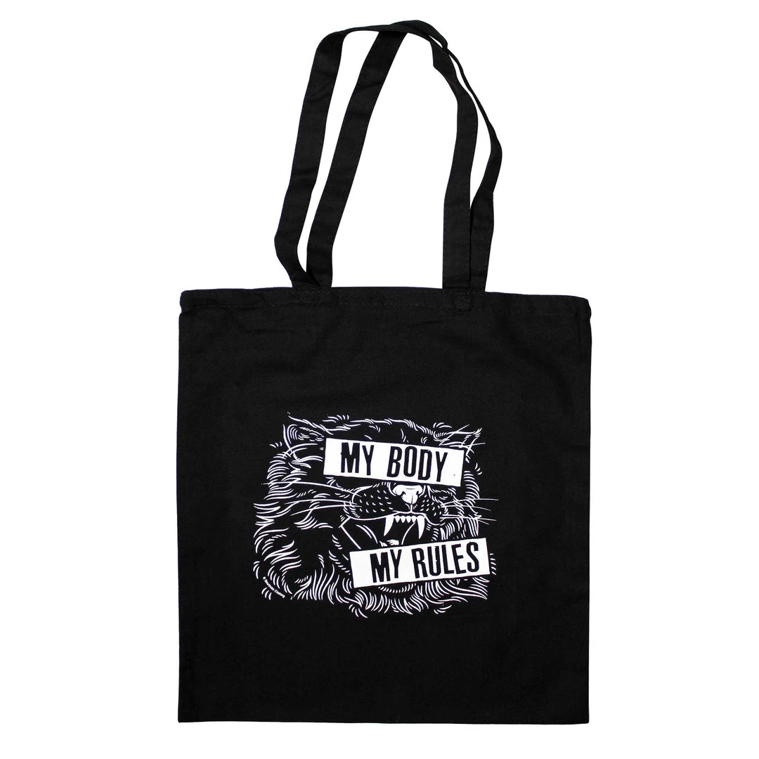 SOURPUSS MY BODY, MY RULES TOTE BAG What's New 3 SOURPUSS MY BODY, MY RULES TOTE BAG What's New