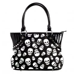 SOURPUSS LUST FOR SKULLS SHOULDER BAG