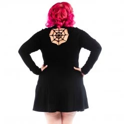 SOURPUSS SPIDERWEB CUTOUT DRESS