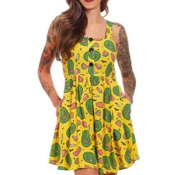 SOURPUSS SPOOKY MELONS GAUZY DRESS What's New