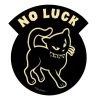 What's New SOURPUSS NO LUCK CAT STICKER