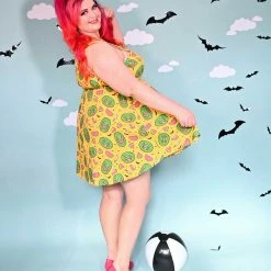 SOURPUSS SPOOKY MELONS GAUZY DRESS What's New