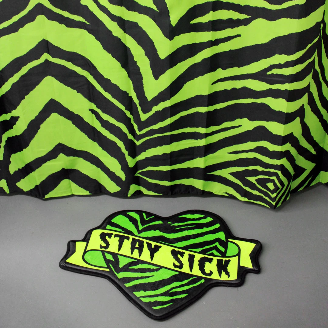 SOURPUSS STAY SICK SHOWER CURTAIN 5 SOURPUSS STAY SICK SHOWER CURTAIN