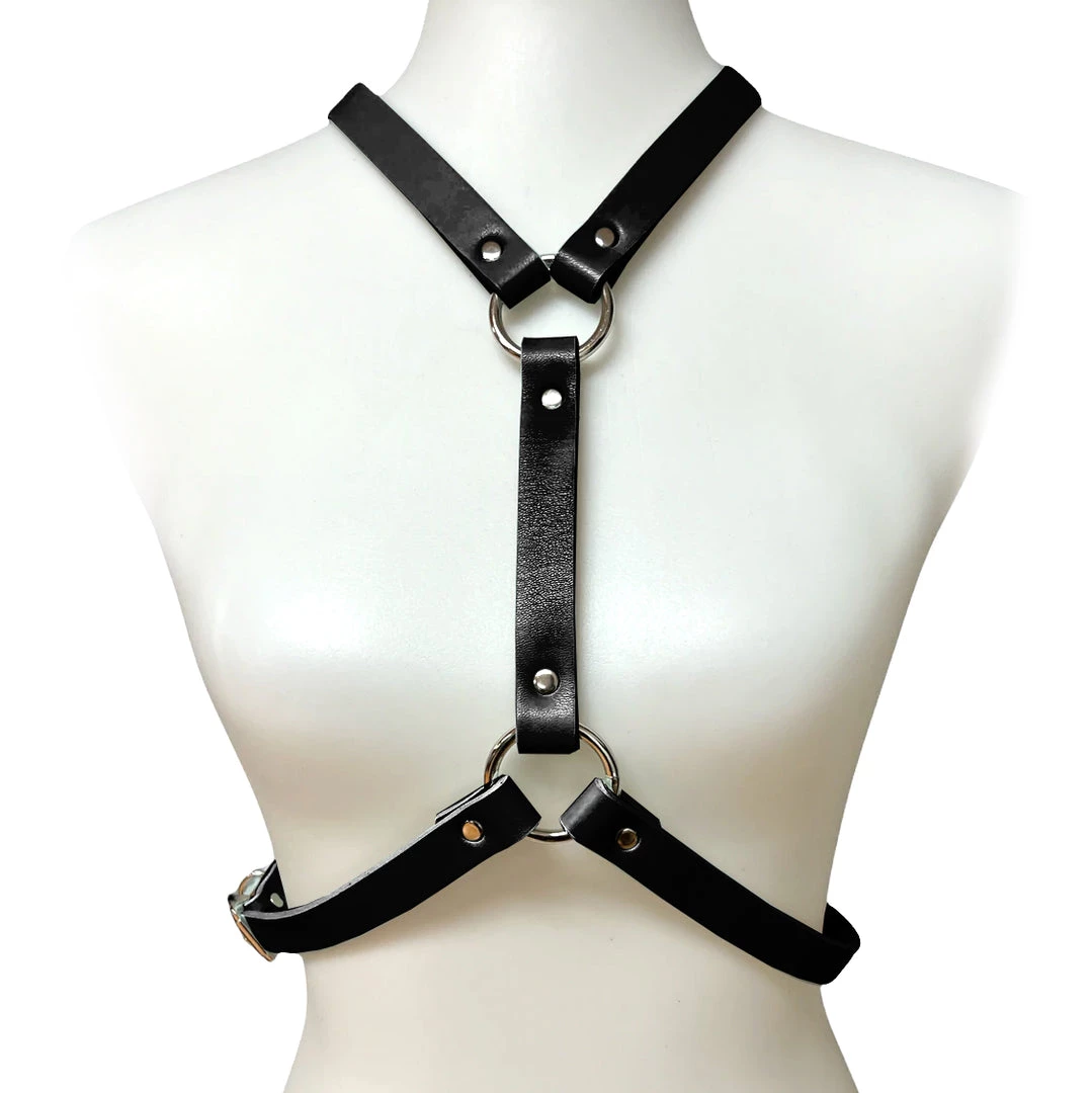 Funk Plus VEGAN Y HARNESS WITH O RINGS BLACK Back In Stock 3 Funk Plus VEGAN Y HARNESS WITH O RINGS BLACK Back In Stock