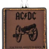 None I'm With The Band AC/DC FOR THOSE ABOUT TO ROCK ALBUM COVER GLASS ORNAMENT