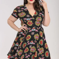 Shop Sour+Plus HELL BUNNY AMIAS MID DRESS 12 Shop Sour+Plus HELL BUNNY AMIAS MID DRESS