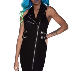 KILLSTAR ANTI-CLUB MOTO DRESS Shop Sour+Plus