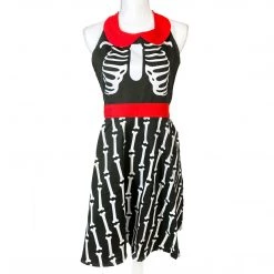 Shop Sourpuss SOURPUSS MISS BONES APRON