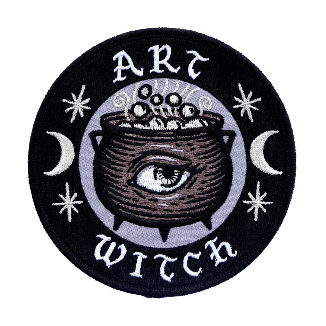 CAT COVEN ART WITCH EMBROIDERED PATCH Back In Stock 3 CAT COVEN ART WITCH EMBROIDERED PATCH Back In Stock