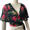 WAX POETIC AURORA WRAP TOP RED ROSE 2 WAX POETIC AURORA WRAP TOP RED ROSE