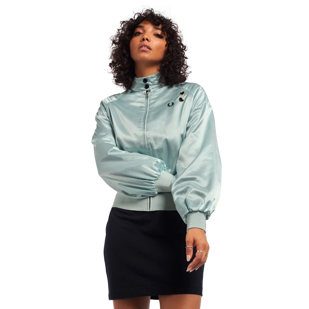 What's New FRED PERRY SATIN HARRINGTON JACKET STARLIGHT 3 What's New FRED PERRY SATIN HARRINGTON JACKET STARLIGHT