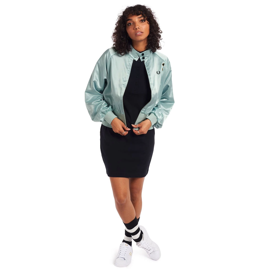 What's New FRED PERRY SATIN HARRINGTON JACKET STARLIGHT 7 What's New FRED PERRY SATIN HARRINGTON JACKET STARLIGHT