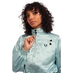What's New FRED PERRY SATIN HARRINGTON JACKET STARLIGHT 13 What's New FRED PERRY SATIN HARRINGTON JACKET STARLIGHT