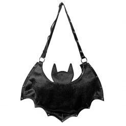 Shop Sourpuss SOURPUSS STUDDED BAT BAG