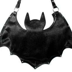 Shop Sourpuss SOURPUSS STUDDED BAT BAG